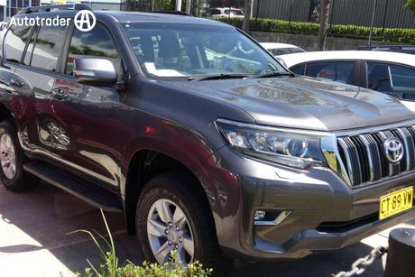 Grey 2018 Toyota Landcruiser Prado SUV GXL 4X4