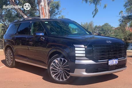 Blue 2025 Hyundai Palisade Wagon Calligraphy (8 Seat) Hev