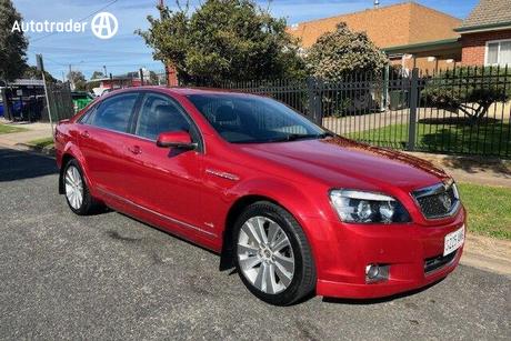 Red 2011 Holden Caprice Sedan