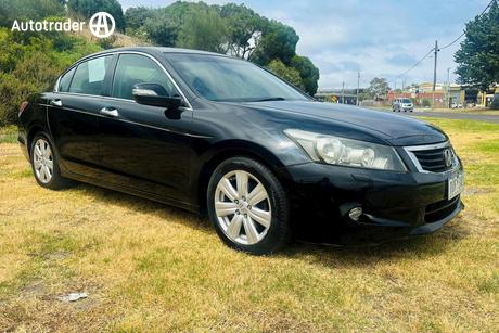 Black 2009 Honda Accord Sedan V6 Luxury