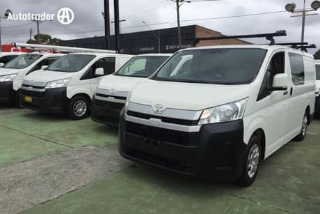White 2021 Toyota HiAce Van Lwb