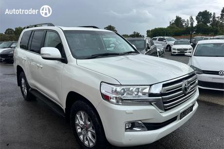 White 2021 Toyota Landcruiser Wagon Lc200 Vx (4X4)