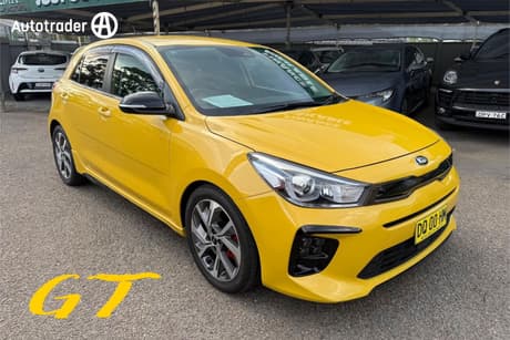 Yellow 2020 Kia RIO Hatchback Gt-Line