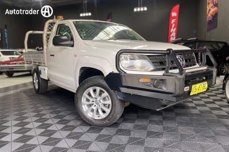 White 2015 Volkswagen Amarok Cab Chassis Tdi400 (4X4)