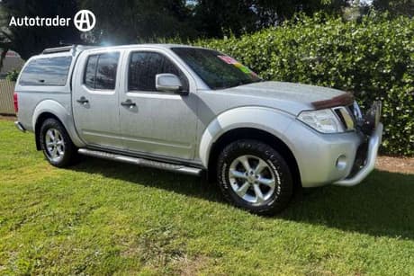 Silver 2012 Nissan Navara Dual Cab Pick-up St (4X4)