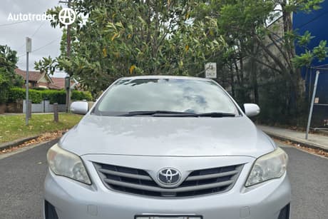 Silver 2010 Toyota Corolla Sedan Ascent