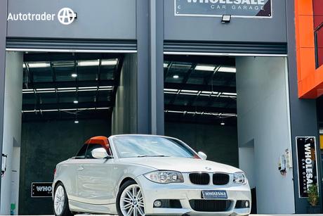 Silver 2010 BMW 118D Convertible