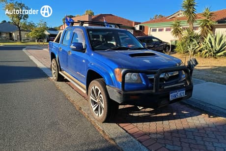 Blue 2010 Holden Colorado Crew Cab Pickup Lx (4X4)