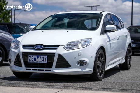 White 2013 Ford Focus Hatchback Titanium