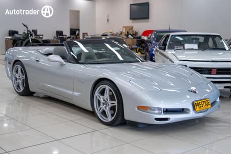 Silver 1998 Chevrolet Corvette Convertible C5