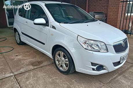 White 2010 Holden Barina Hatchback