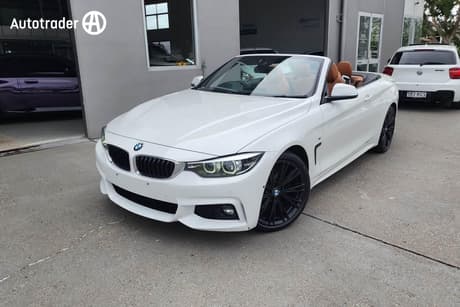 White 2018 BMW 430I Convertible M Sport