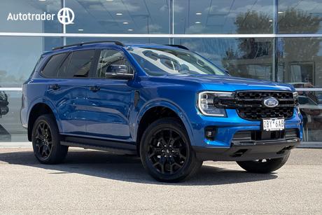 Blue 2025 Ford Everest Wagon Sport (Rwd)