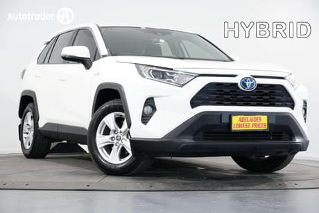 White 2021 Toyota RAV4 Wagon Gx (2Wd) Hybrid