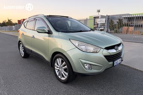 Green 2010 Hyundai IX35 Wagon Highlander (Awd)