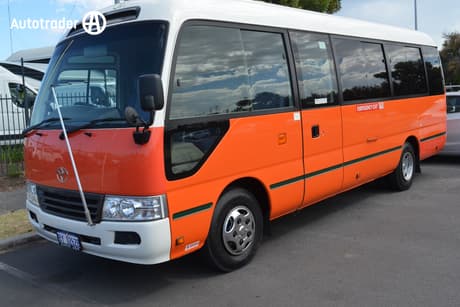 Orange 2015 Toyota Coaster OtherCar