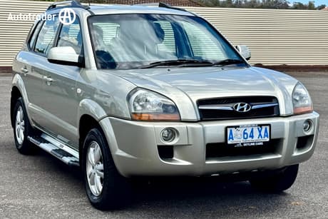 Beige 2009 Hyundai Tucson Wagon City Elite