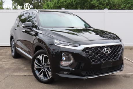 Black 2020 Hyundai Santa FE Wagon Highlander Crdi Burg (Awd)