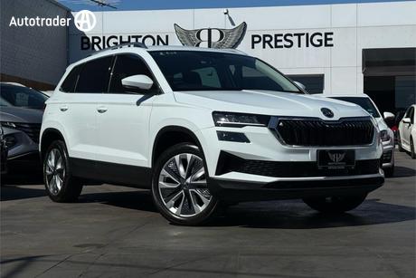 White 2023 Skoda Karoq Wagon Style 110Tsi