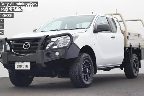 White 2019 Mazda BT-50 Freestyle Cab Chassis Xt (4X4) (5Yr)