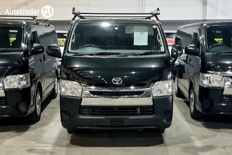 Black 2017 Toyota HiAce Van Dx