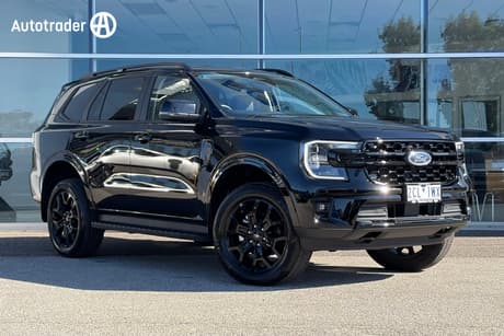 Black 2025 Ford Everest Wagon Sport (Rwd)