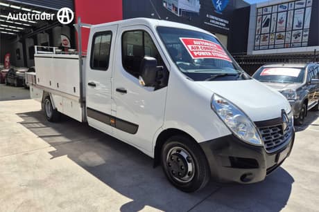 White 2017 Renault Master Cab Chassis Lwb Platform