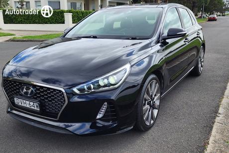 Black 2018 Hyundai I30 Hatchback Sr Premium