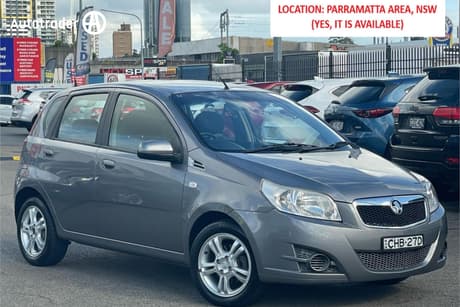 Grey 2012 Holden Barina Hatchback Classic