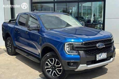 Blue 2024 Ford Ranger Double Cab Pick Up Sport 2.0 (4X4)