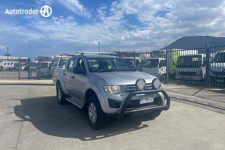 Silver 2015 Mitsubishi Triton Double Cab Utility Glx (4X4)