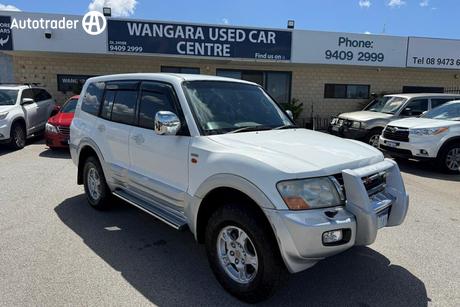 White 2002 Mitsubishi Pajero Wagon Exceed Lwb (4X4)