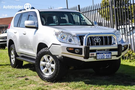 Silver 2010 Toyota Landcruiser Prado Wagon Gxl (4X4)