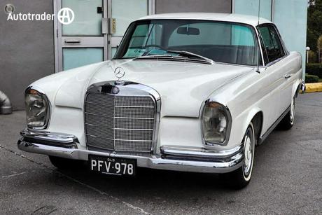 White 1968 Mercedes-Benz 280SE Coupe W111 R