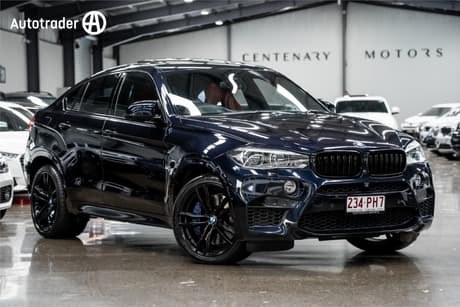 Blue 2015 BMW X6 SUV F86 4X4