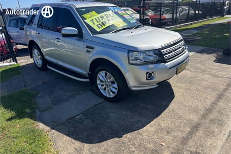 Silver 2013 Land Rover Freelander 2 Wagon Td4 Se (4X4)