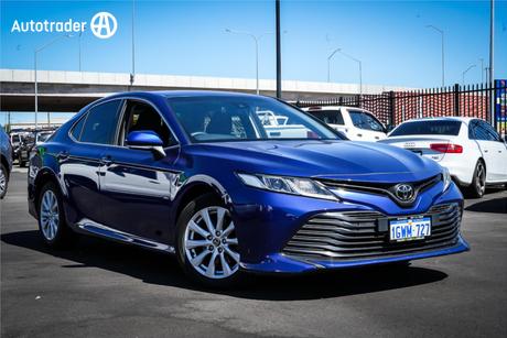 Blue 2019 Toyota Camry Sedan Ascent