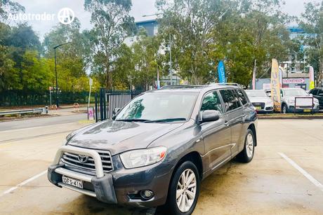 Grey 2009 Toyota Kluger SUV ALTITUDE