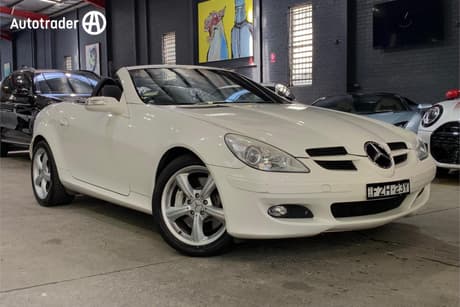 White 2005 Mercedes-Benz SLK350 Convertible