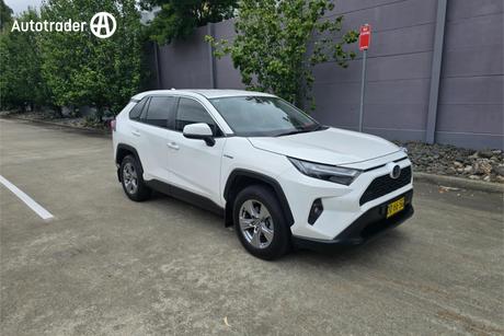 White 2022 Toyota RAV4 Wagon Gx (2Wd) Hybrid