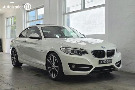 White 2016 BMW 220I Coupe Luxury Line