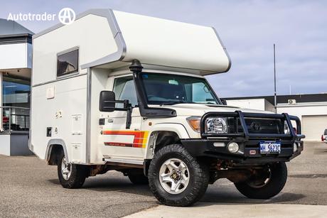 White 2010 Toyota Landcruiser Cab Chassis Gxl (4X4)