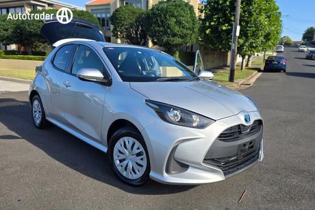 Silver 2022 Toyota Yaris Hatch