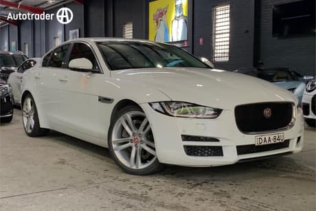 White 2015 Jaguar XE Sedan 20D Prestige