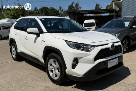 White 2021 Toyota RAV4 Wagon Gx (Awd) Hybrid
