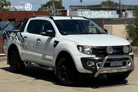 White 2014 Ford Ranger Crew Cab Utility Wildtrak 3.2 (4X4)