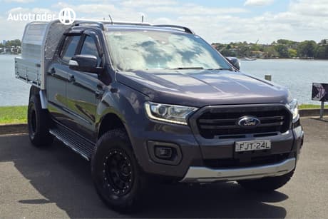 Grey 2019 Ford Ranger Double Cab Pick Up Wildtrak 2.0 (4X4)