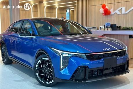 Blue 2025 Kia K4 Sedan Gt-Line
