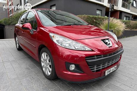 Red 2011 Peugeot 207 Hatchback Sportium