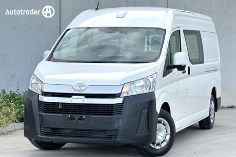 White 2022 Toyota HiAce Van Slwb